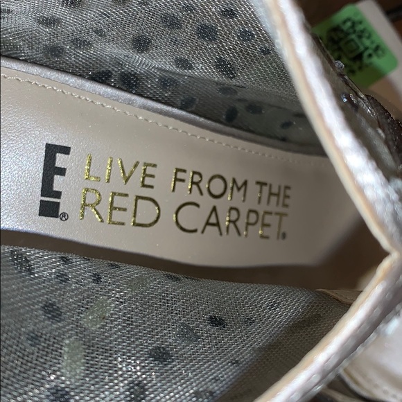 Brand-New E Red Carpet Rhinestone Satin Heels - Picture 6 of 7